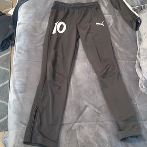 Puma Grey Tiro Pants Youth XL